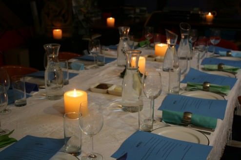 A romantic table for 12