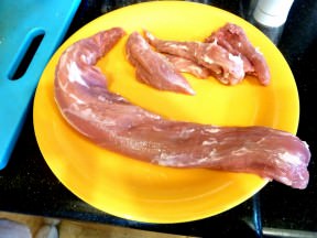 Cleaned pork filet
