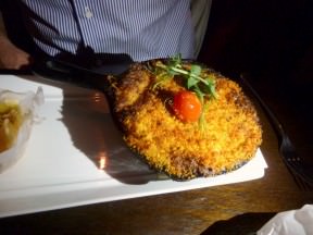 Slow cooked asado, potato cream and brioche crumble. Came as a shepherd's pie. It was okay but a bit disappointing - I don't like it when everything's mixed together. The waitress was very kind and replaced this dish immediately.