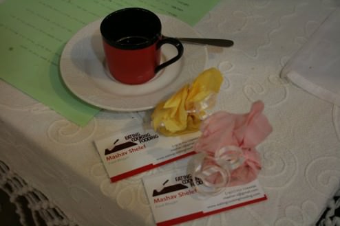 The American candy to finish: Fudge flavored with peanut butter and halva