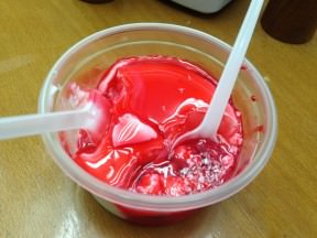 Malabi for dessert - so soft and delicate!